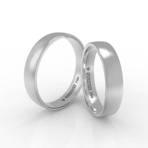 Aryeh Quad - Anillos De Matrimonio Oro 18K - Ochun Joyeros - Ochun Joyeros
